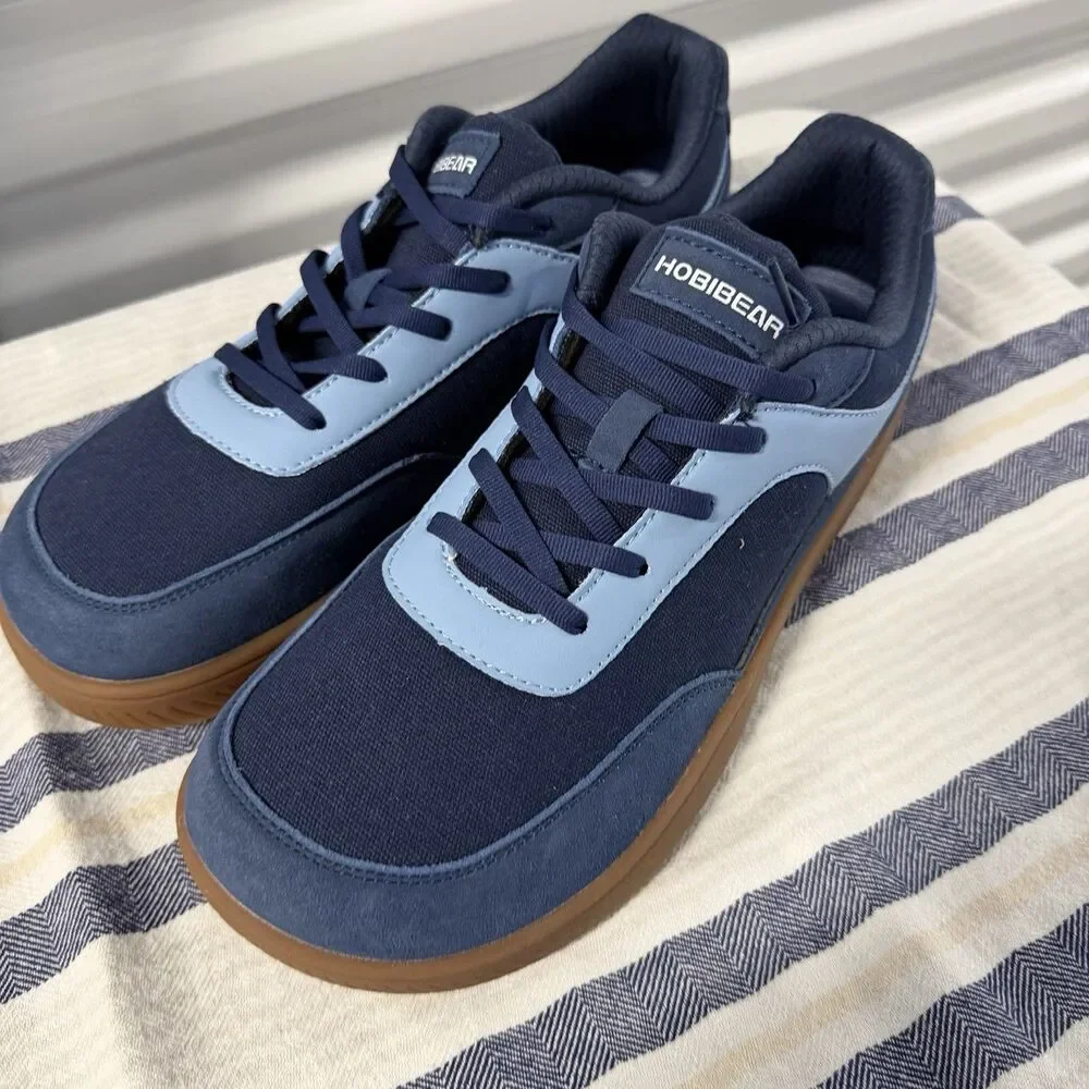 HOBIBEAR Navy Blue Gum Sole Casual Sneakers Shoes EU 46 280